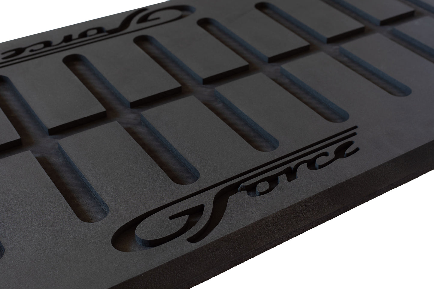 A closeup of the G-Force Board Mat protective mat for surfboards