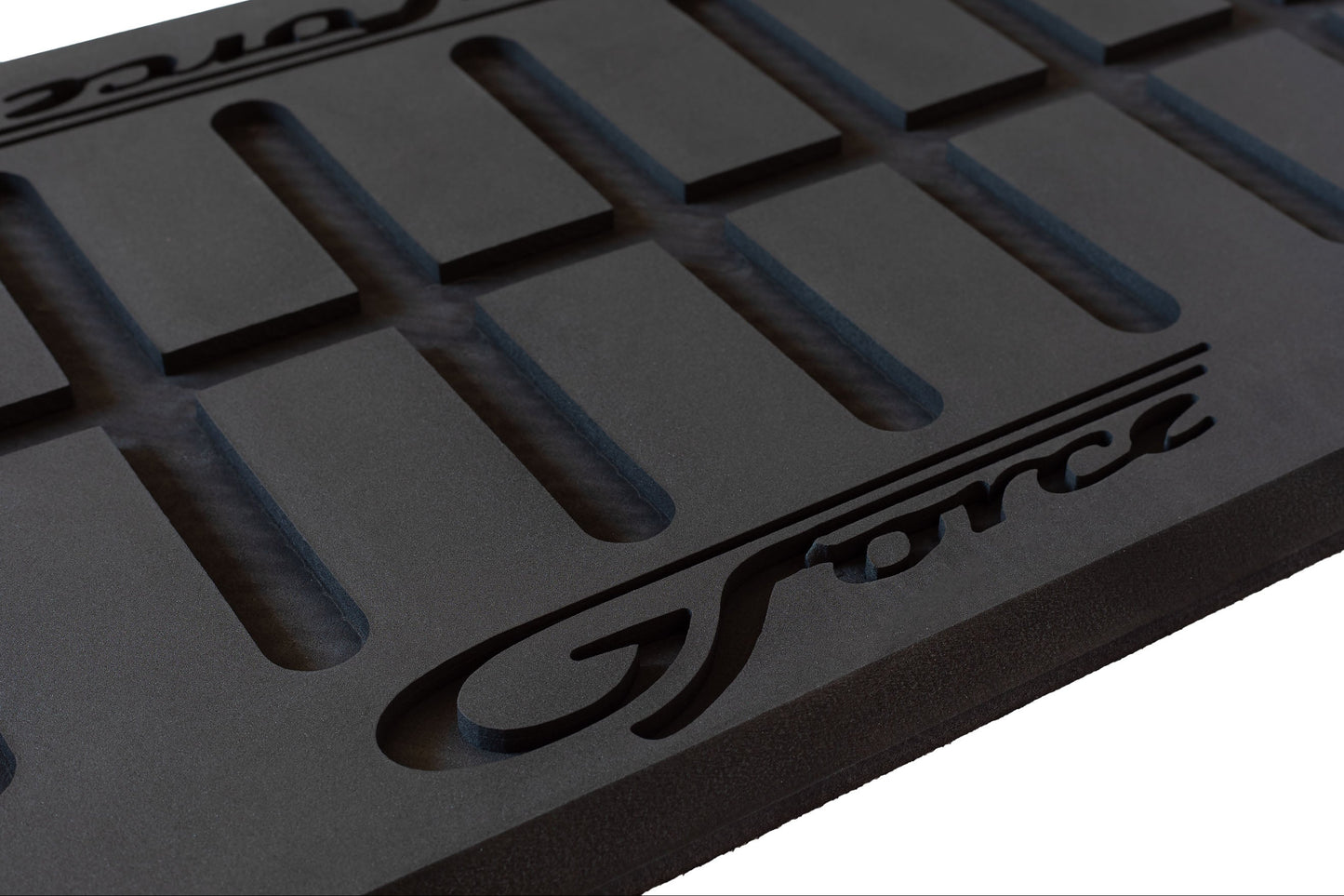 A closeup of the G-Force Board Mat protective mat for surfboards