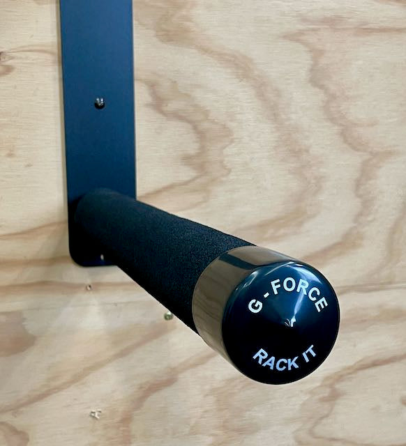 Close-up of a bar on the GFWAKE2 - Wall Mounted Wakeboard Rack