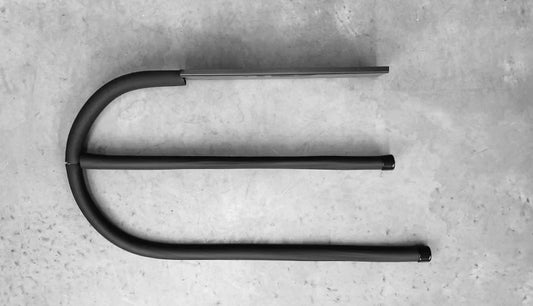 Overhead view of one of the GF13D - Ceiling Mounted Surfboard Racks