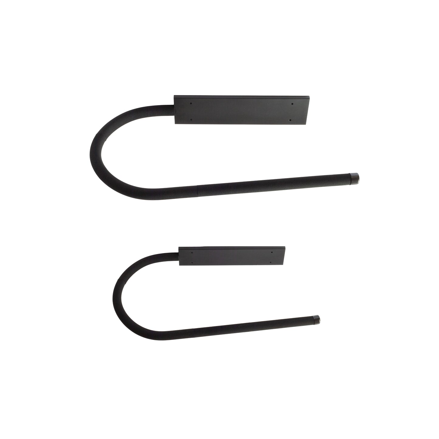 G-Force single board two-piece ceiling mounted surfboard rack on a white background