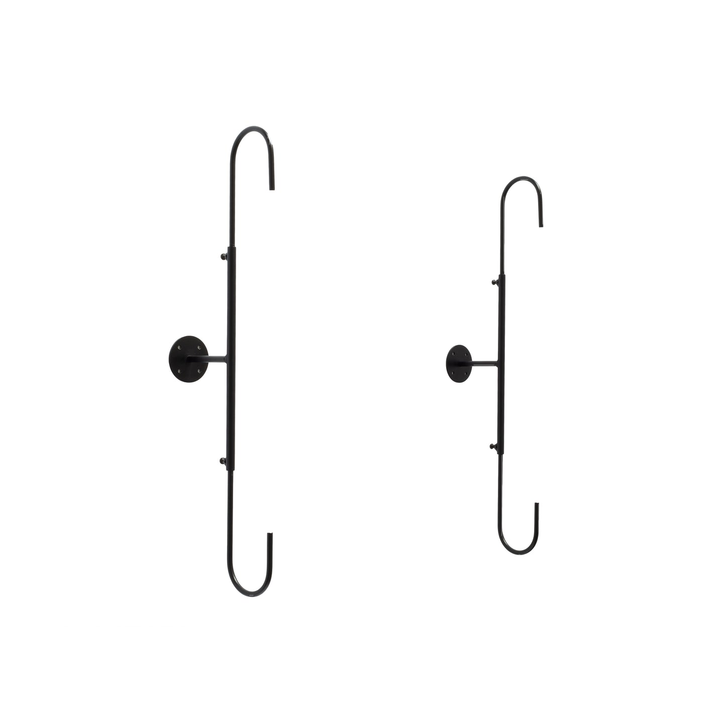 G-Force single board two-piece wall mounted surfboard rack on a white background