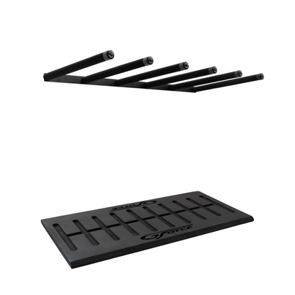 Wall Mounted Vertical Six Board Rack + Board Mat