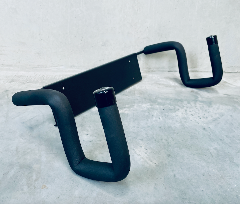 The GF3P - Wall Mounted Surfboard Rack without a surfboard