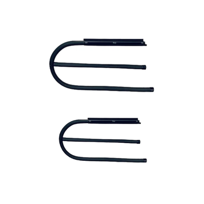 G-Force double ceiling mounted surfboard rack on a white background